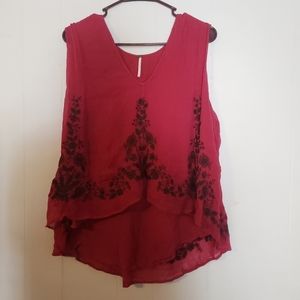 Free people tank blouse
